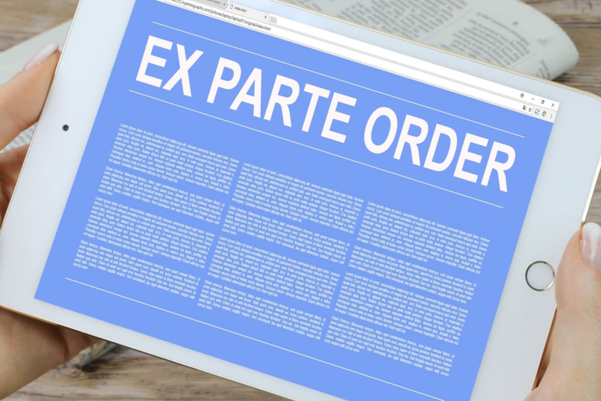 How Long Does an Ex Parte Order Take to Process?